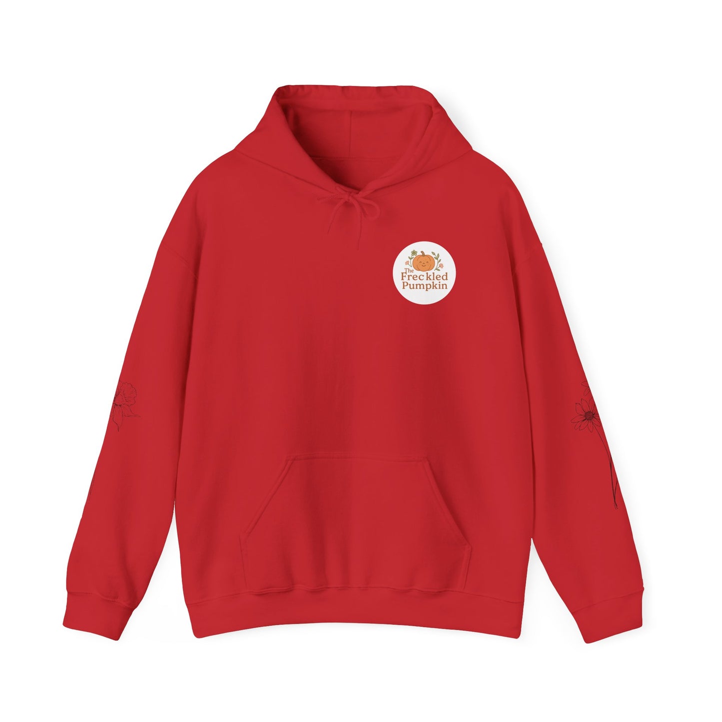 The Freckled Pumpkin Logo Engraving Unisex Hoodie