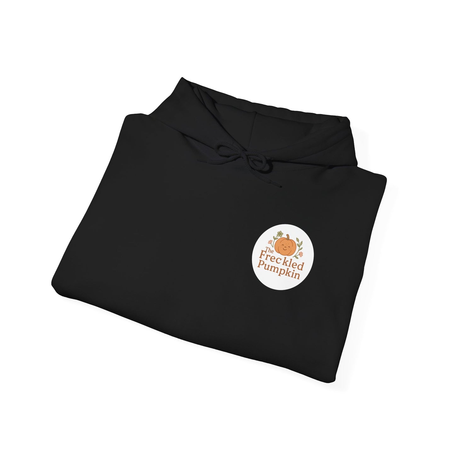 The Freckled Pumpkin Logo Engraving Unisex Hoodie