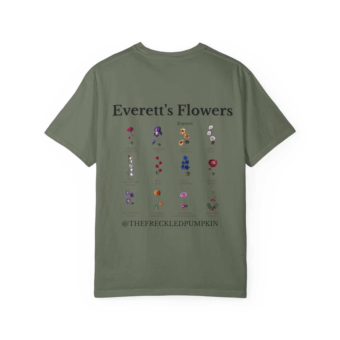 Everett’s Flowers Unisex Comfort Colors T-shirt