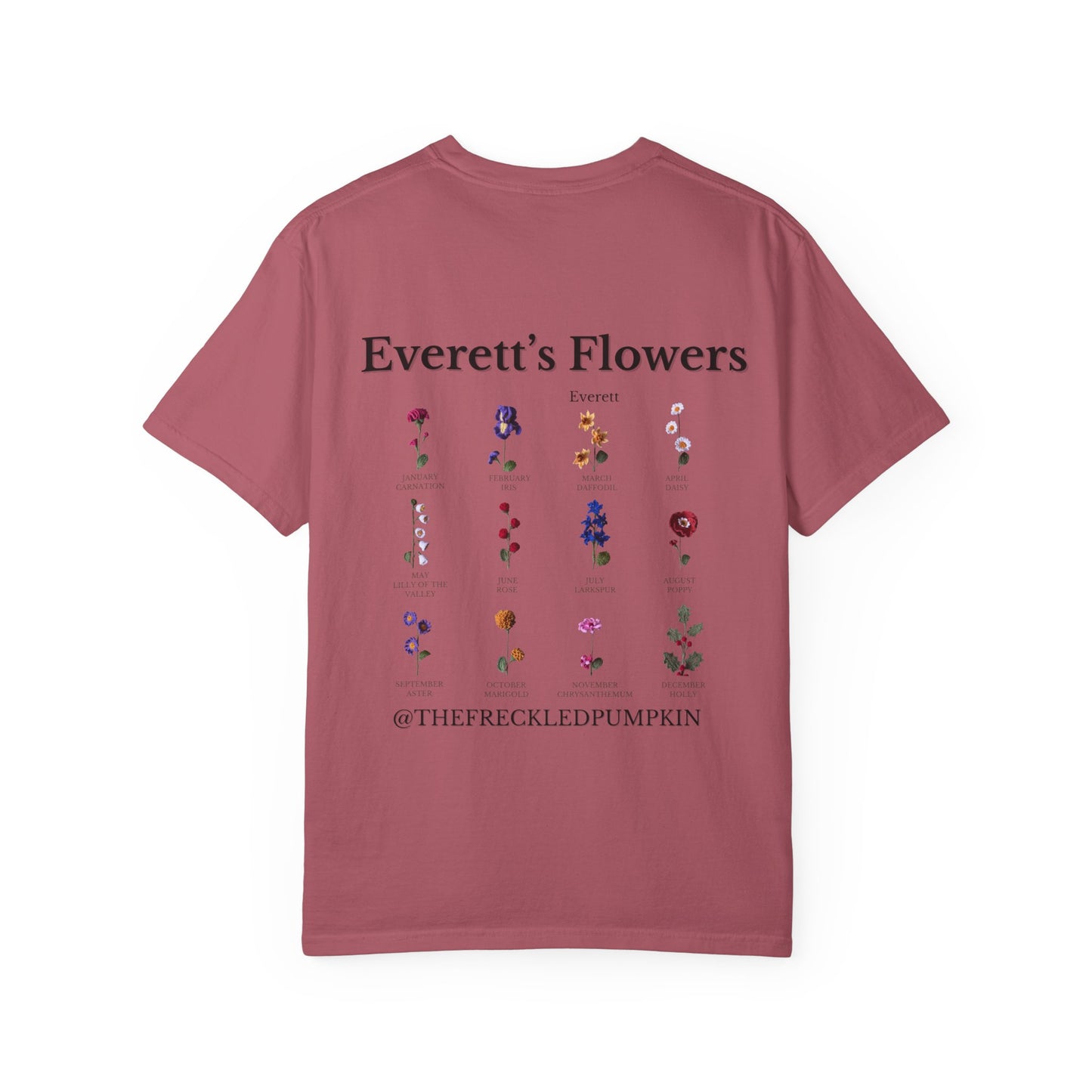 Everett’s Flowers Unisex Comfort Colors T-shirt