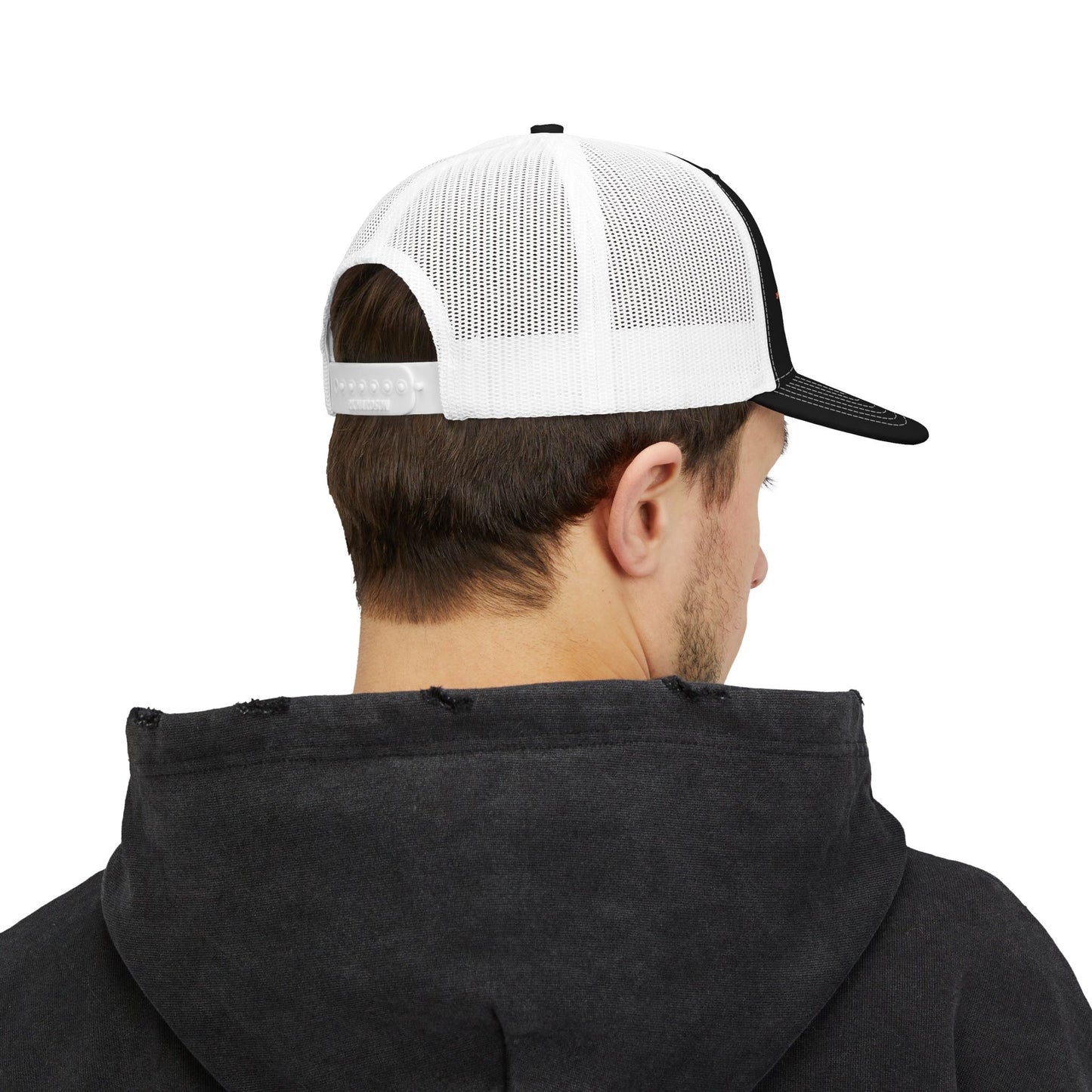 ✍️ Doodle Crew Snapback Trucker Cap, Embroidered Cap for Gardeners, Outdoor Enthusiasts, Eco-Friendly Gift, Unique Style, Casual Fashion