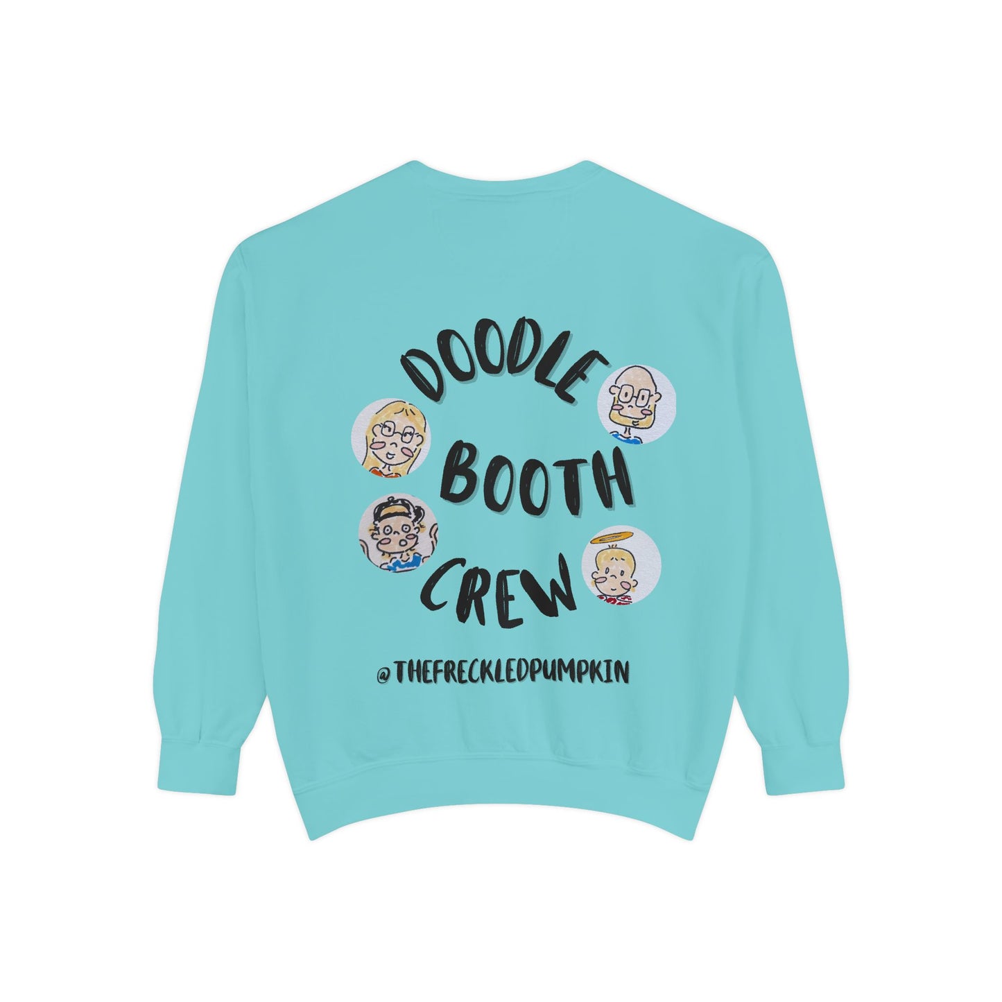 ✍️ Doodle Crew Sweatshirt -Comfort Colors  Unisex Crew