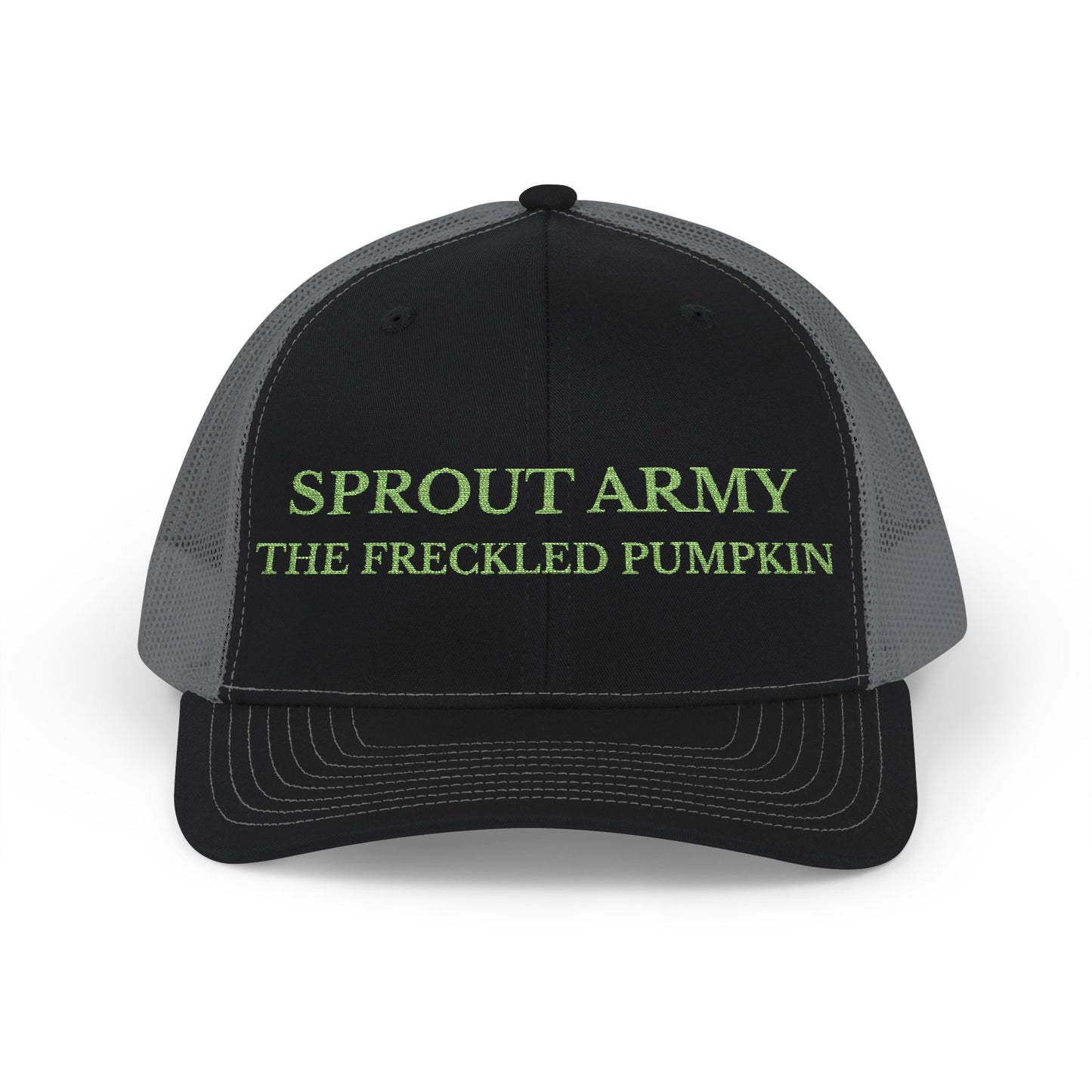 🌱Sprout Army Snapback Trucker Cap, Embroidered Cap for Gardeners, Outdoor Enthusiasts, Eco-Friendly Gift, Unique Style, Casual Fashion