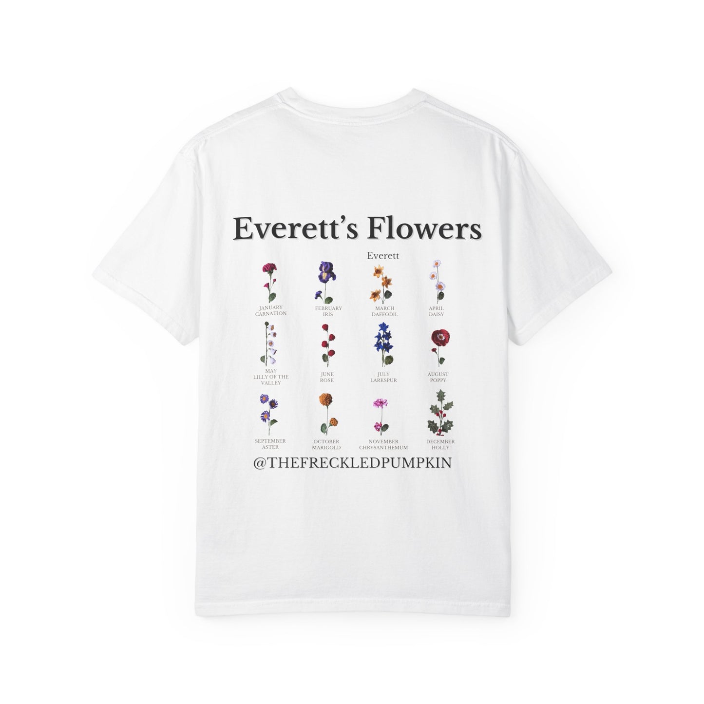 Everett’s Flowers Unisex Comfort Colors T-shirt