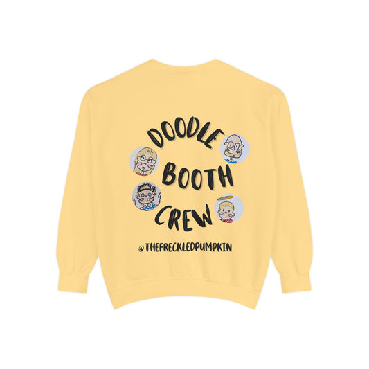 ✍️ Doodle Crew Sweatshirt -Comfort Colors  Unisex Crew