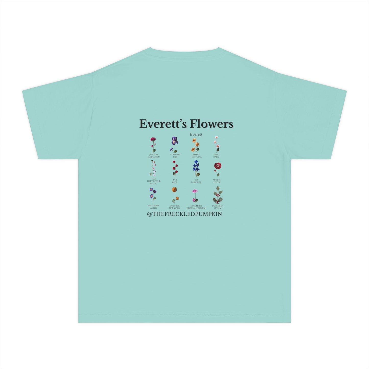 Everett’s Flowers Youth Comfort Colors T-Shirt