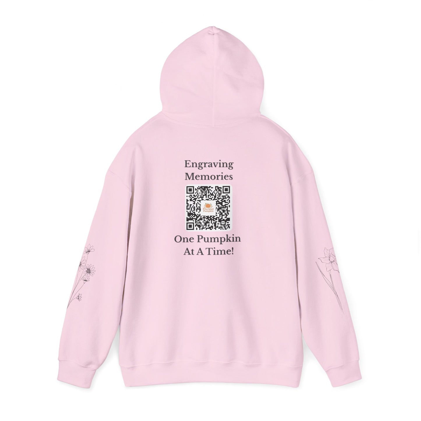 The Freckled Pumpkin Logo Engraving Unisex Hoodie