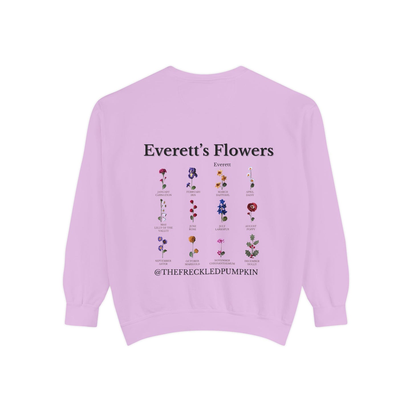 🍓Everett’s Flowers Sweatshirt - Comfort Colors Unisex Crew