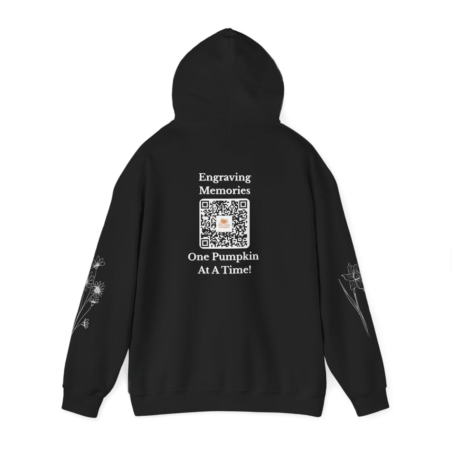 The Freckled Pumpkin Logo Engraving Unisex Hoodie