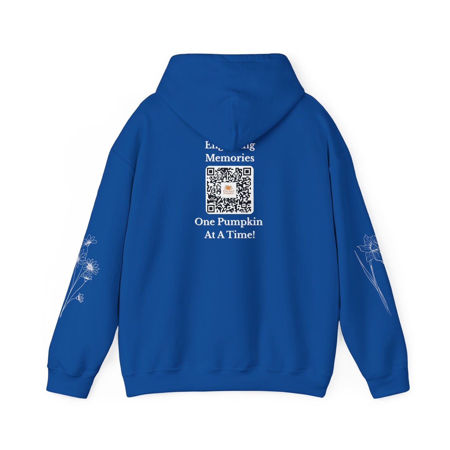 The Freckled Pumpkin Logo Engraving Unisex Hoodie