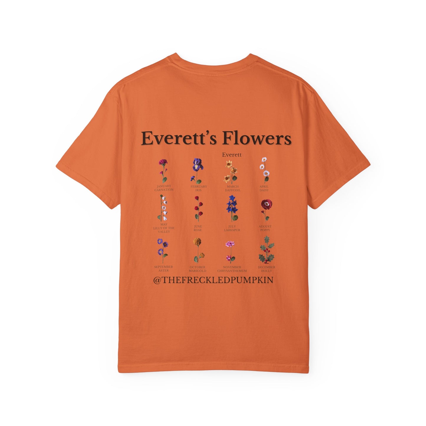 Everett’s Flowers Unisex Comfort Colors T-shirt