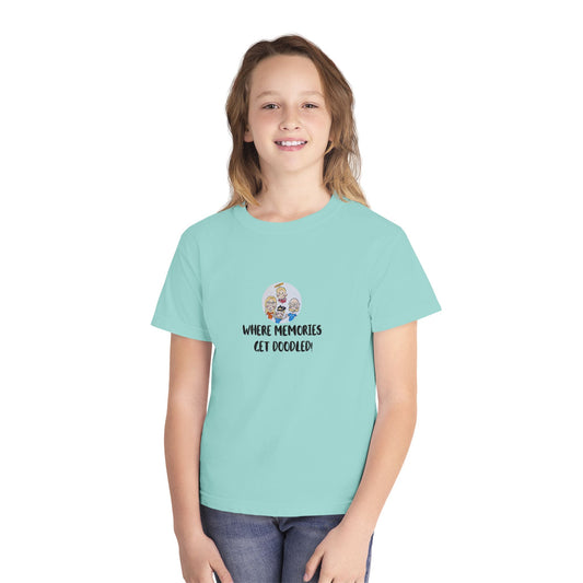 ✍️ Doodle Crew Youth Comfort Colors T-Shirt