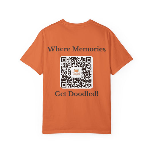 The Freckled Pumpkin Logo Doodle Unisex Comfort Colors T-shirt