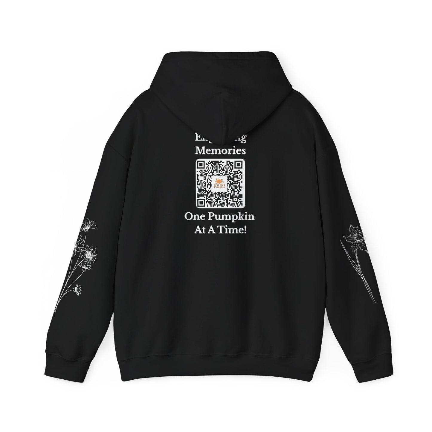 The Freckled Pumpkin Logo Engraving Unisex Hoodie