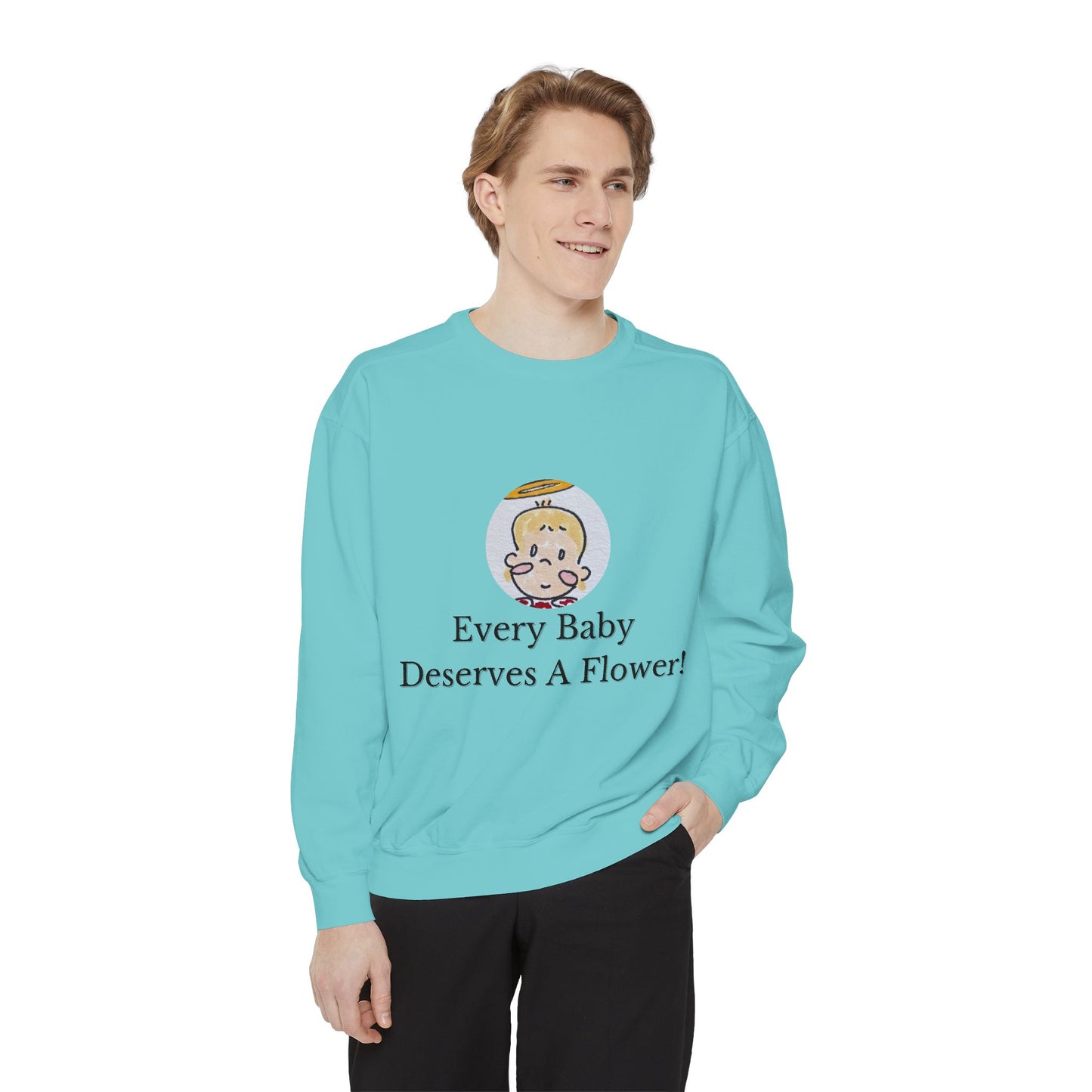 🍓Everett’s Flowers Sweatshirt - Comfort Colors Unisex Crew
