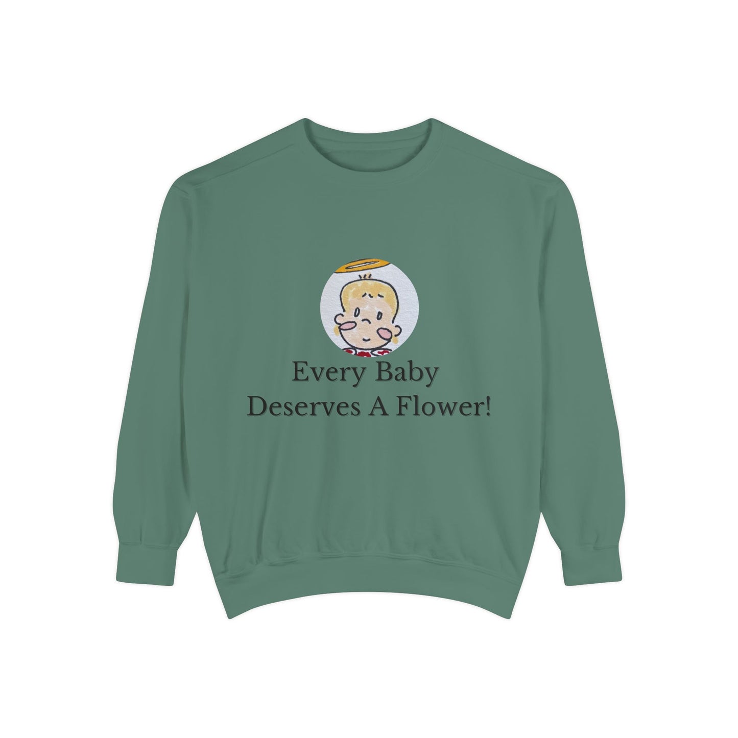 🍓Everett’s Flowers Sweatshirt - Comfort Colors Unisex Crew