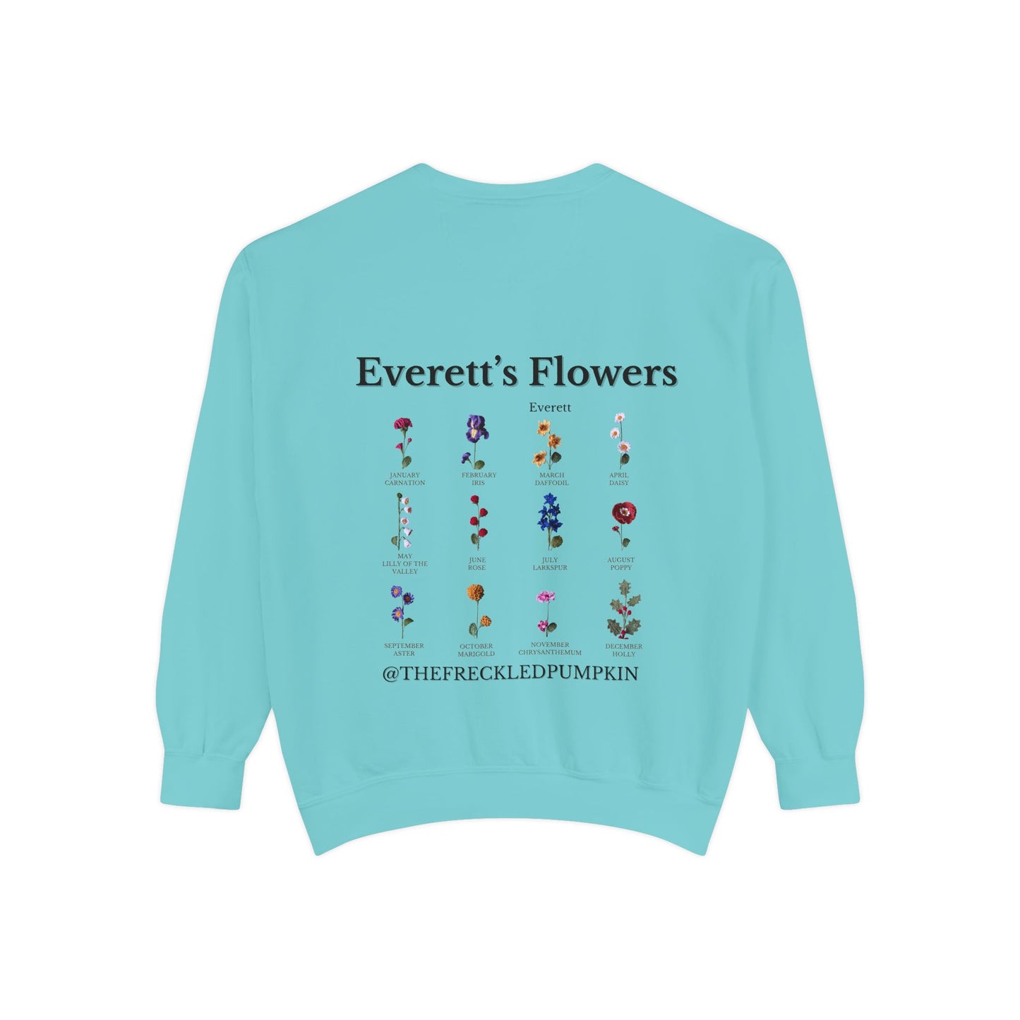 🍓Everett’s Flowers Sweatshirt - Comfort Colors Unisex Crew