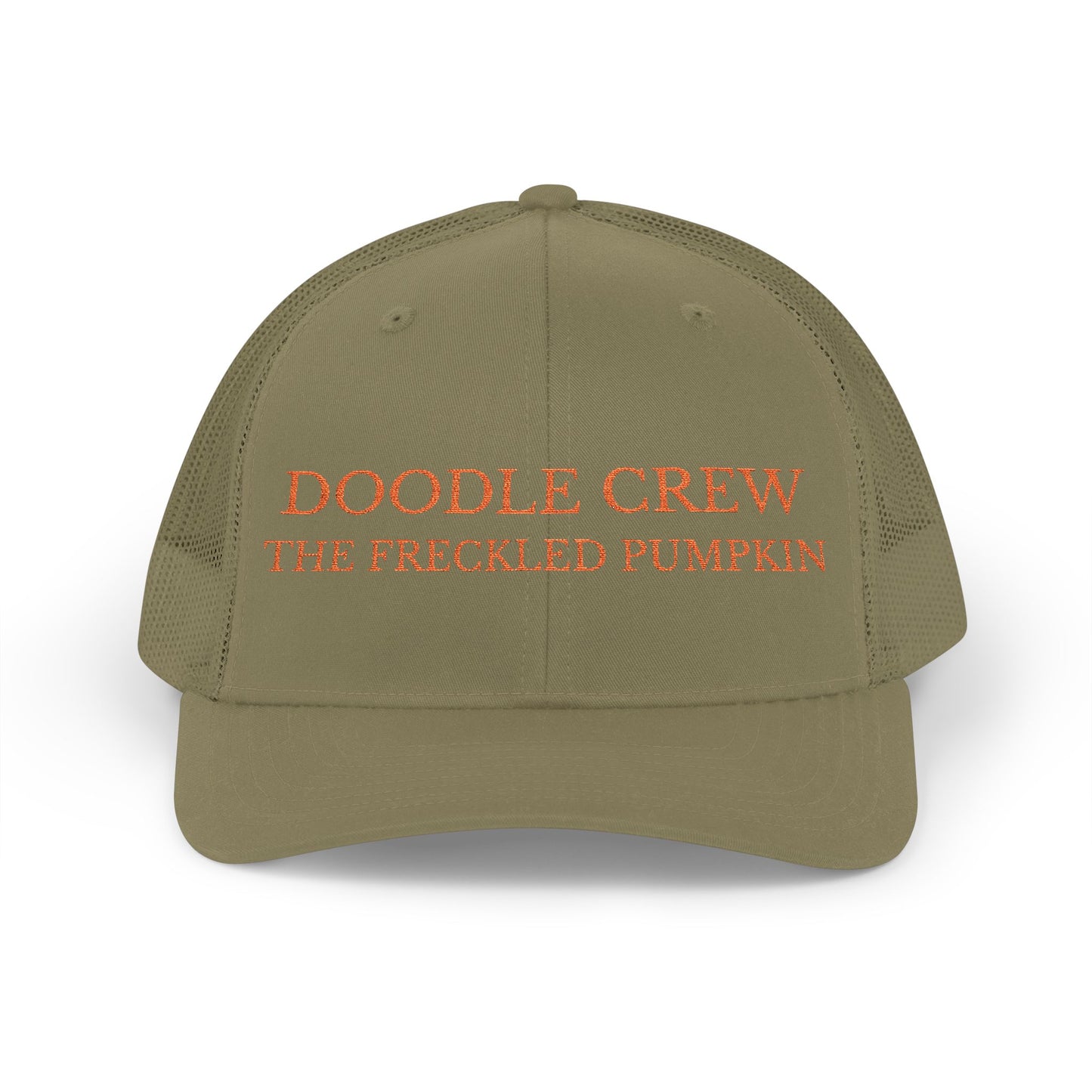 ✍️ Doodle Crew Snapback Trucker Cap, Embroidered Cap for Gardeners, Outdoor Enthusiasts, Eco-Friendly Gift, Unique Style, Casual Fashion