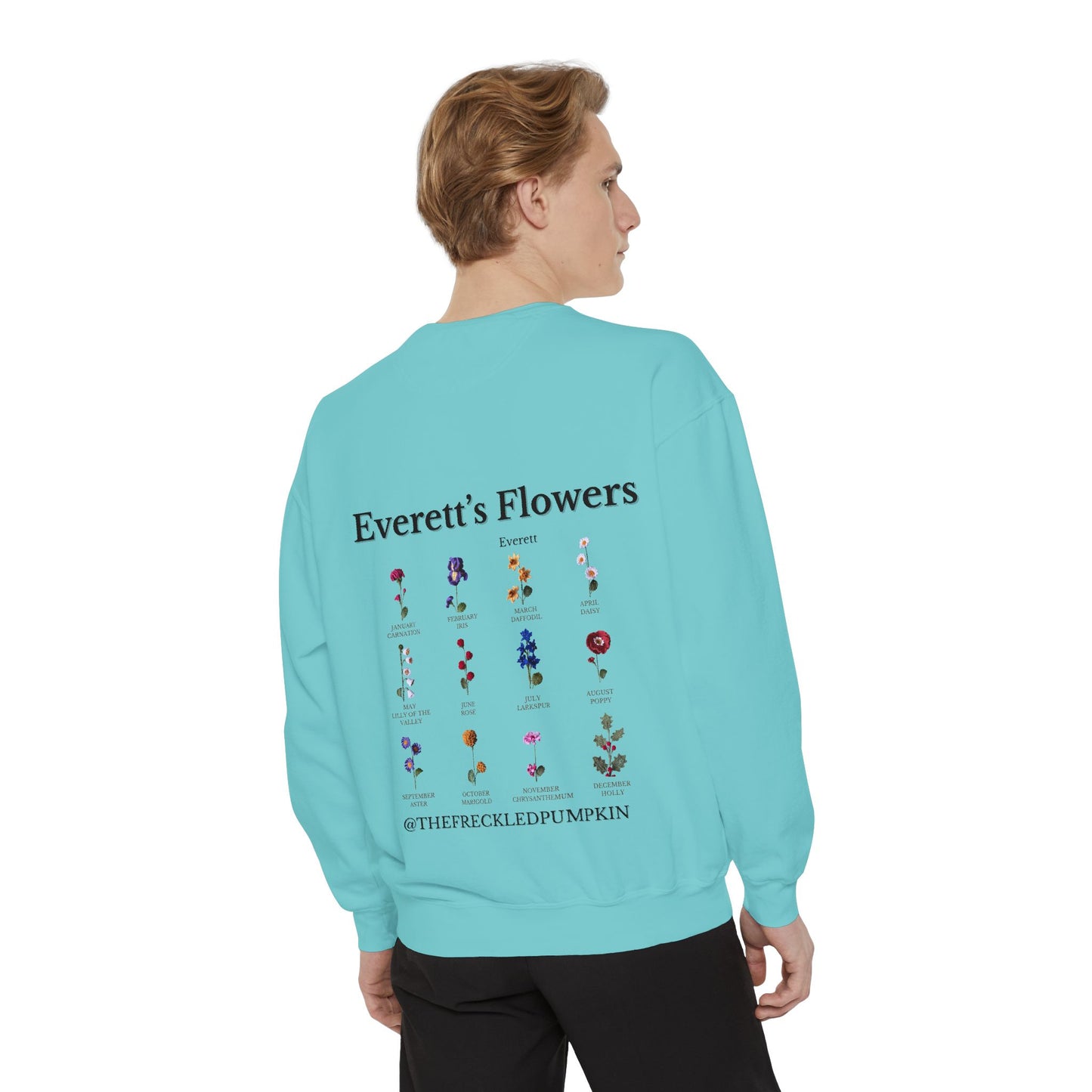 🍓Everett’s Flowers Sweatshirt - Comfort Colors Unisex Crew