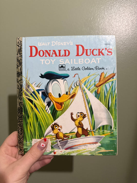 Donald Duck Toy Sailboat Custom Journal Preorder