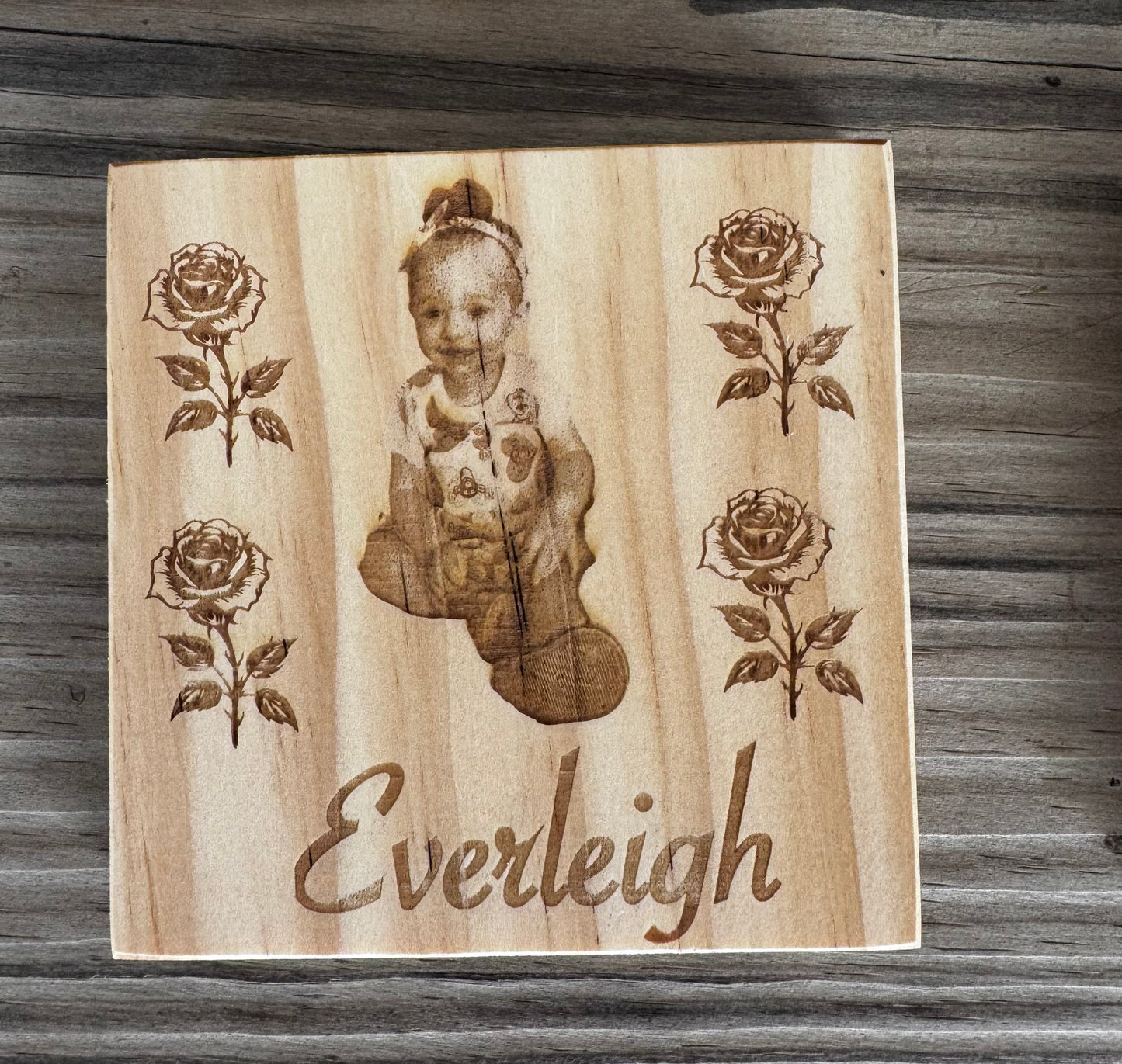 Portrait Custom Engraved