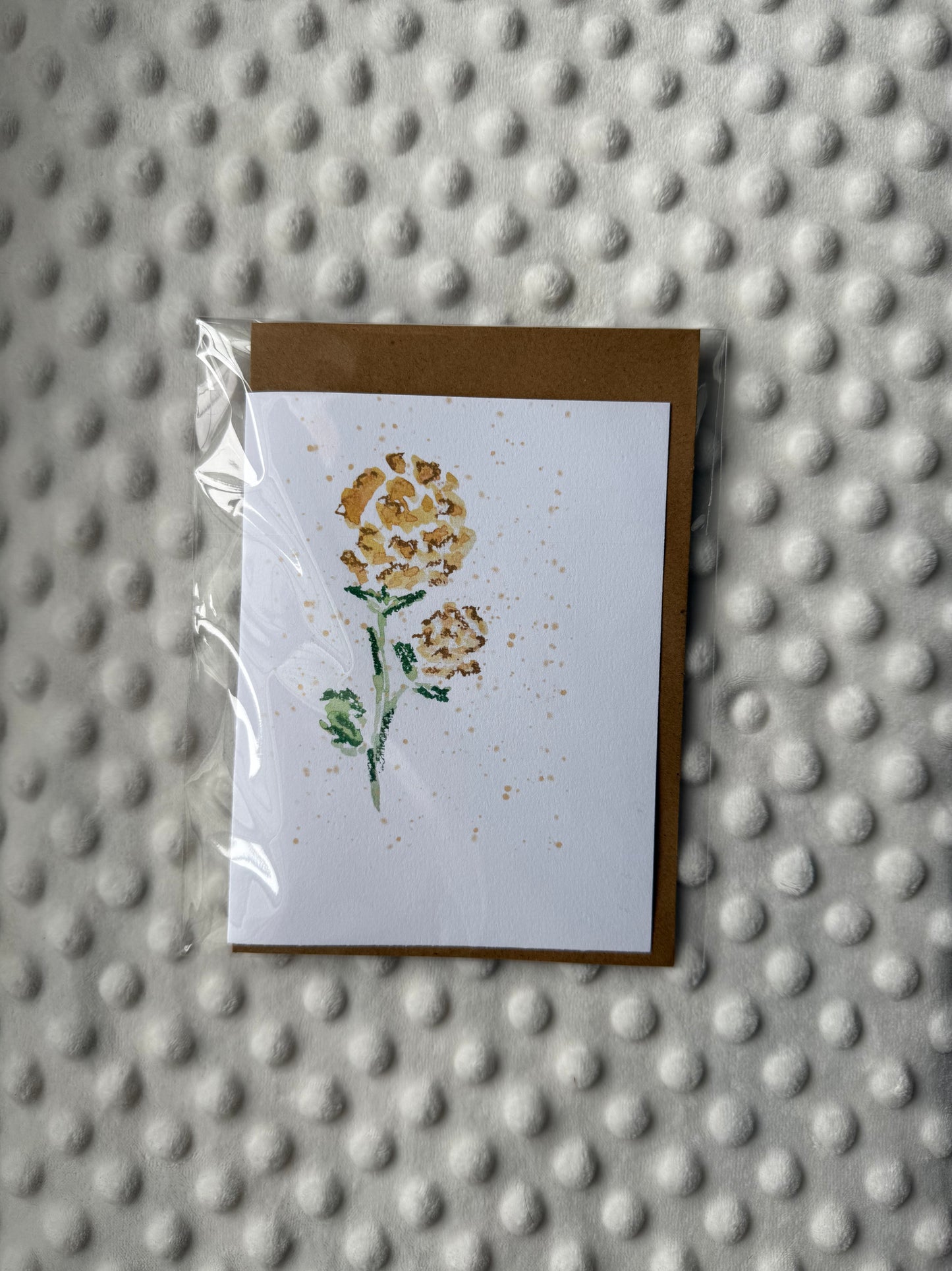October Birth Flower – Marigold Greeting Card