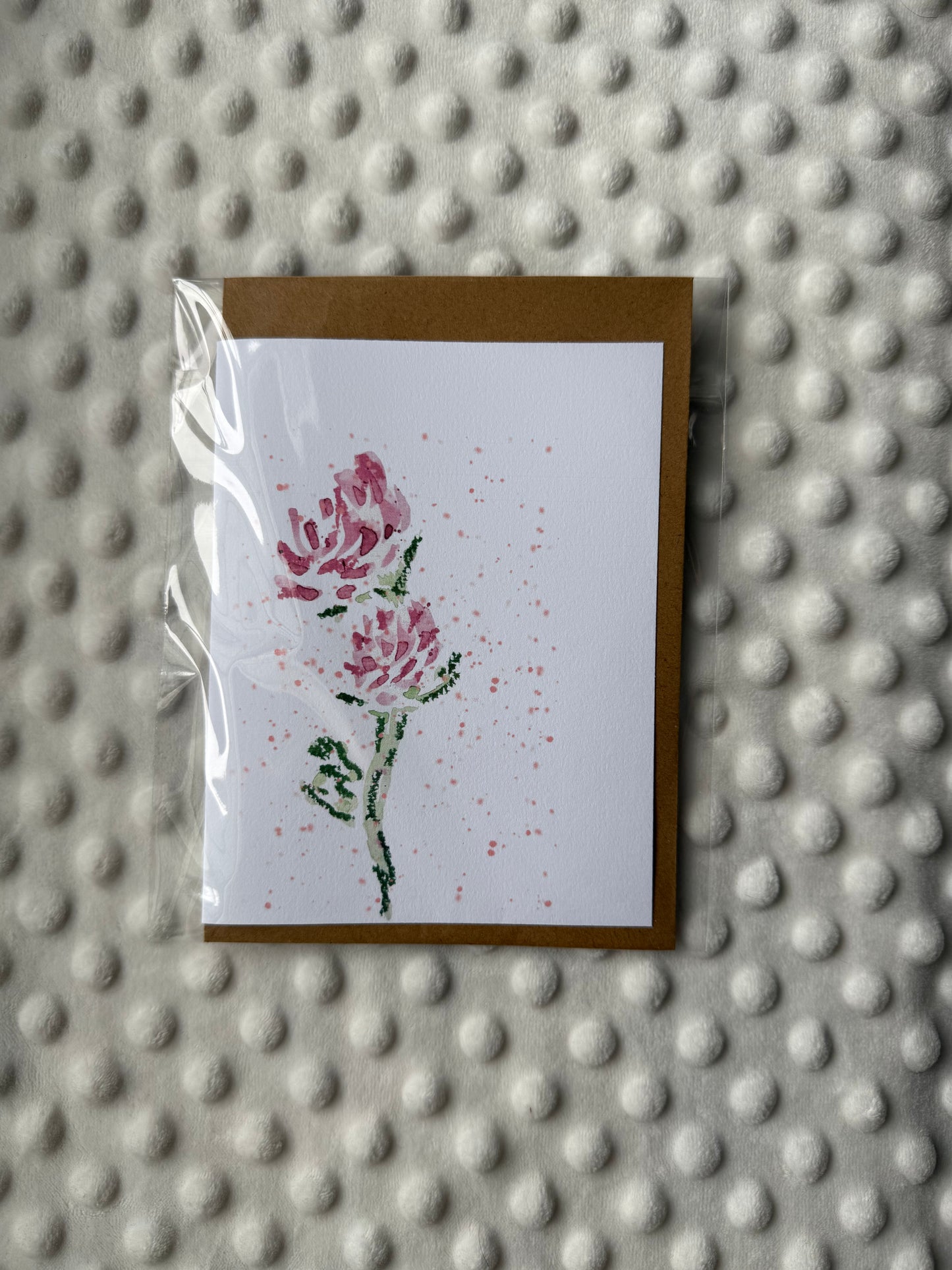 November Birth Flower – Chrysanthemum Greeting Card