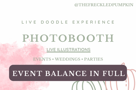 Event Balance In Full (Doodle Booth)