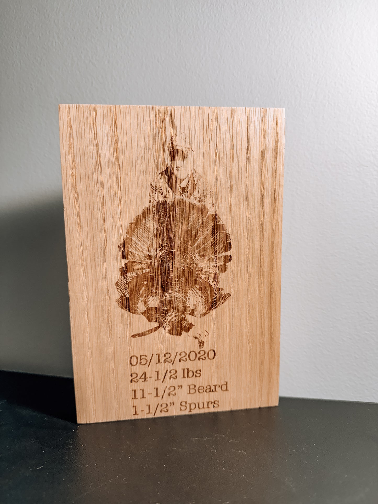 6X8 Portrait Custom Engraved