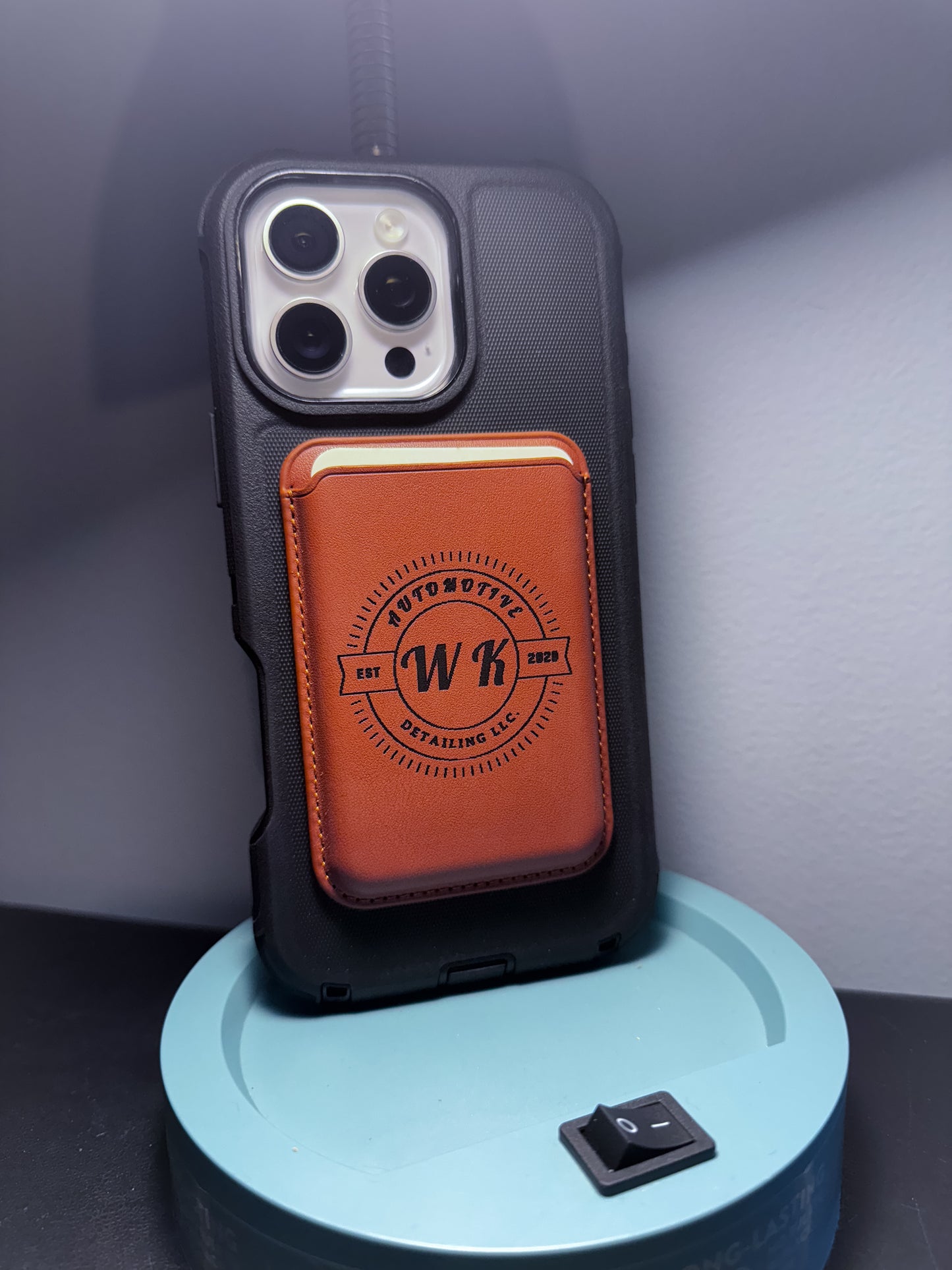 Magnetic Card Holder Custom Engraved