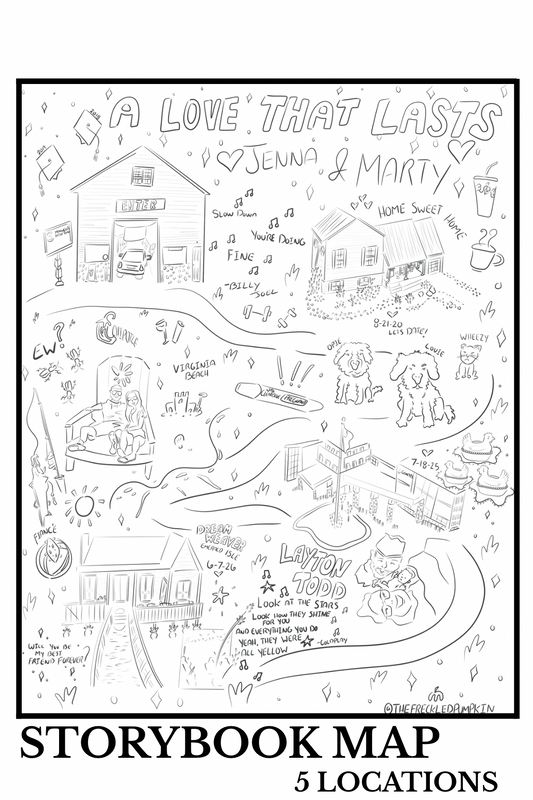 Chapter Two StoryBook Map 5 Locations-DIGITAL ONLY