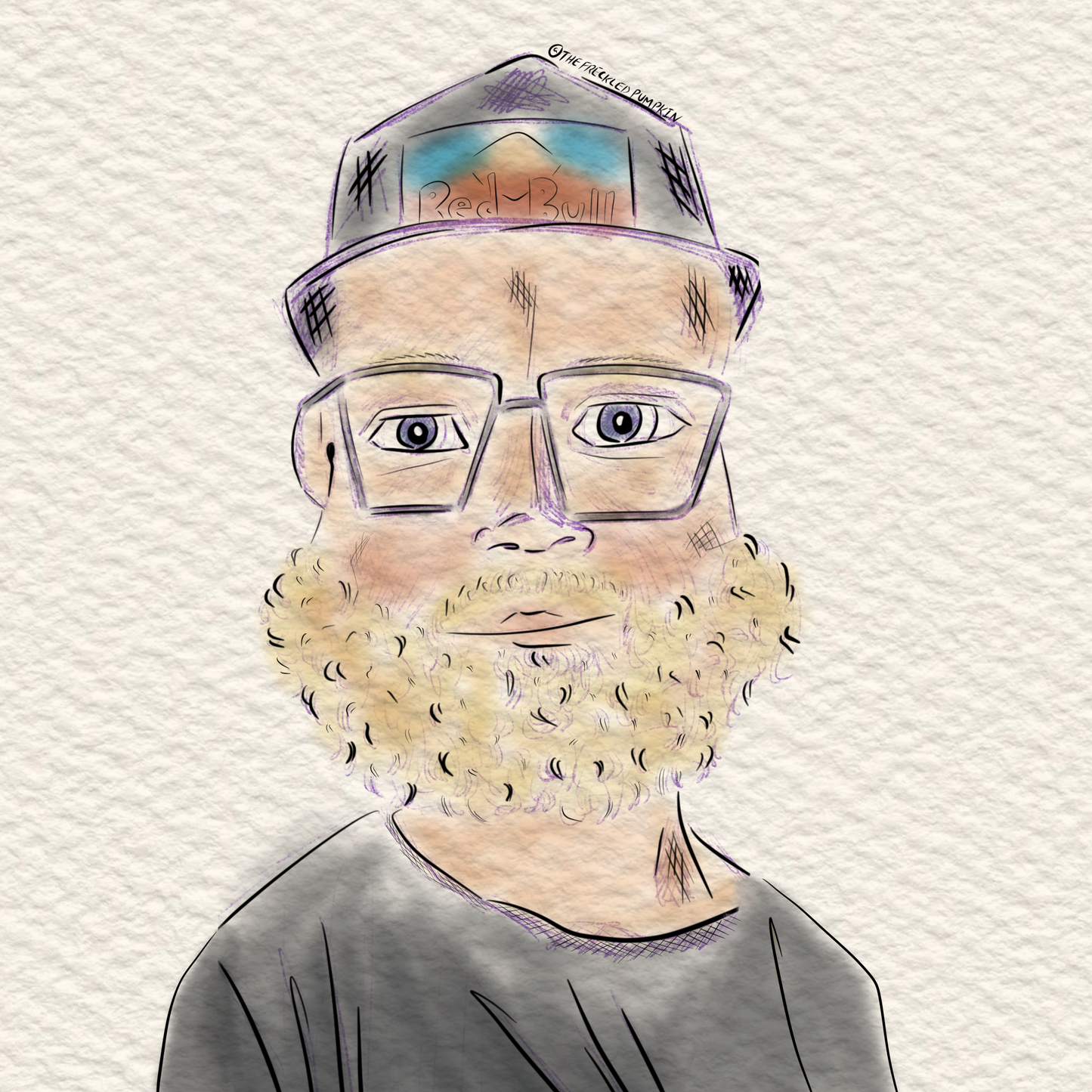 Digital Doodle Booth Portrait