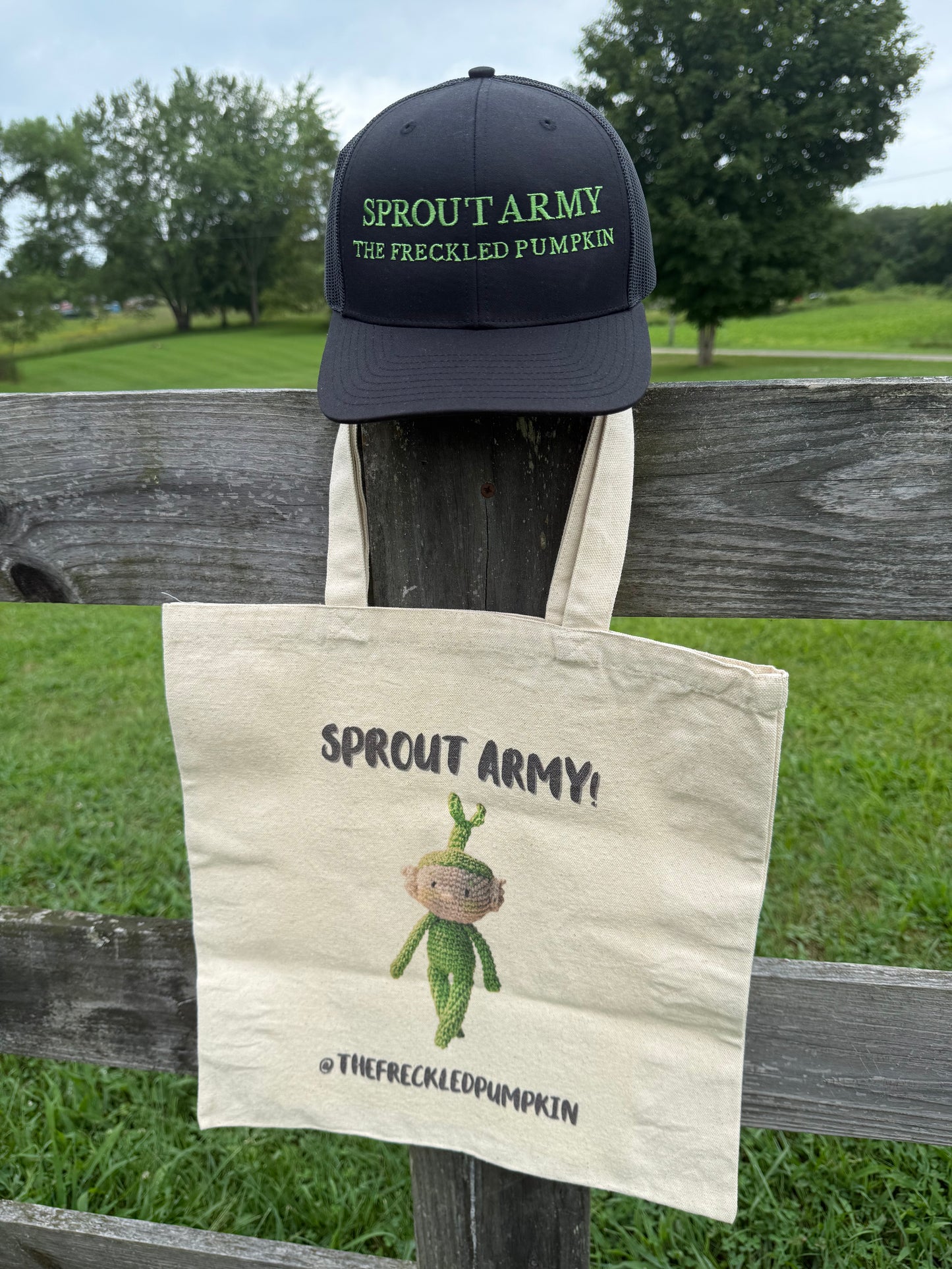 🌱 Sprout Army Cotton Canvas Tote
