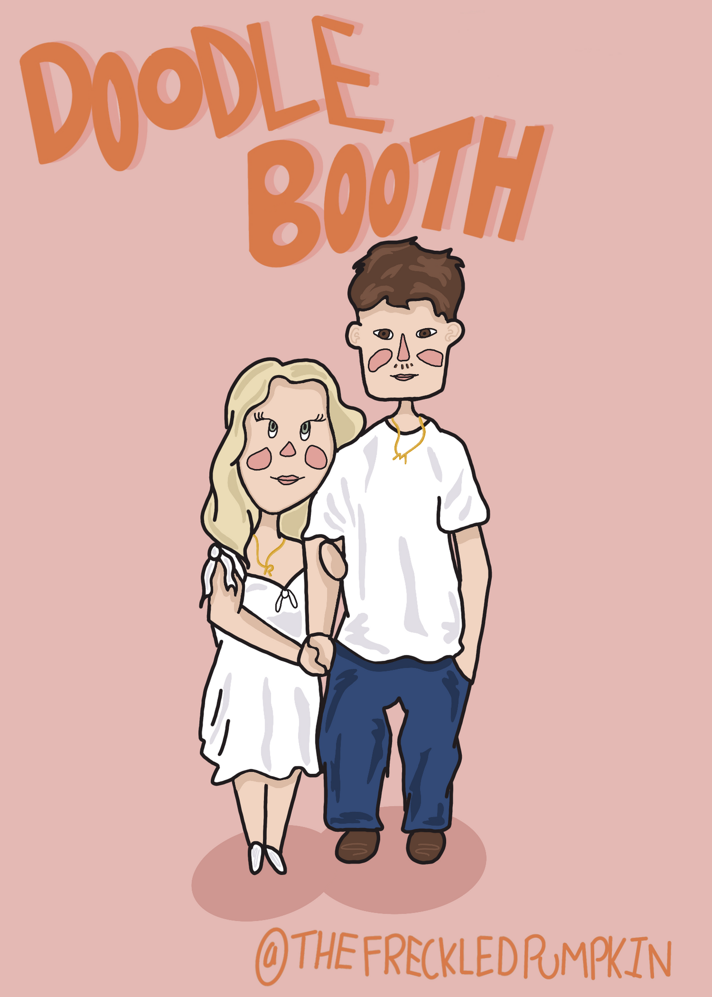 Digital Doodle Booth Portrait