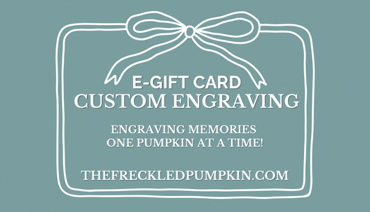 Custom Engraving Gift Card