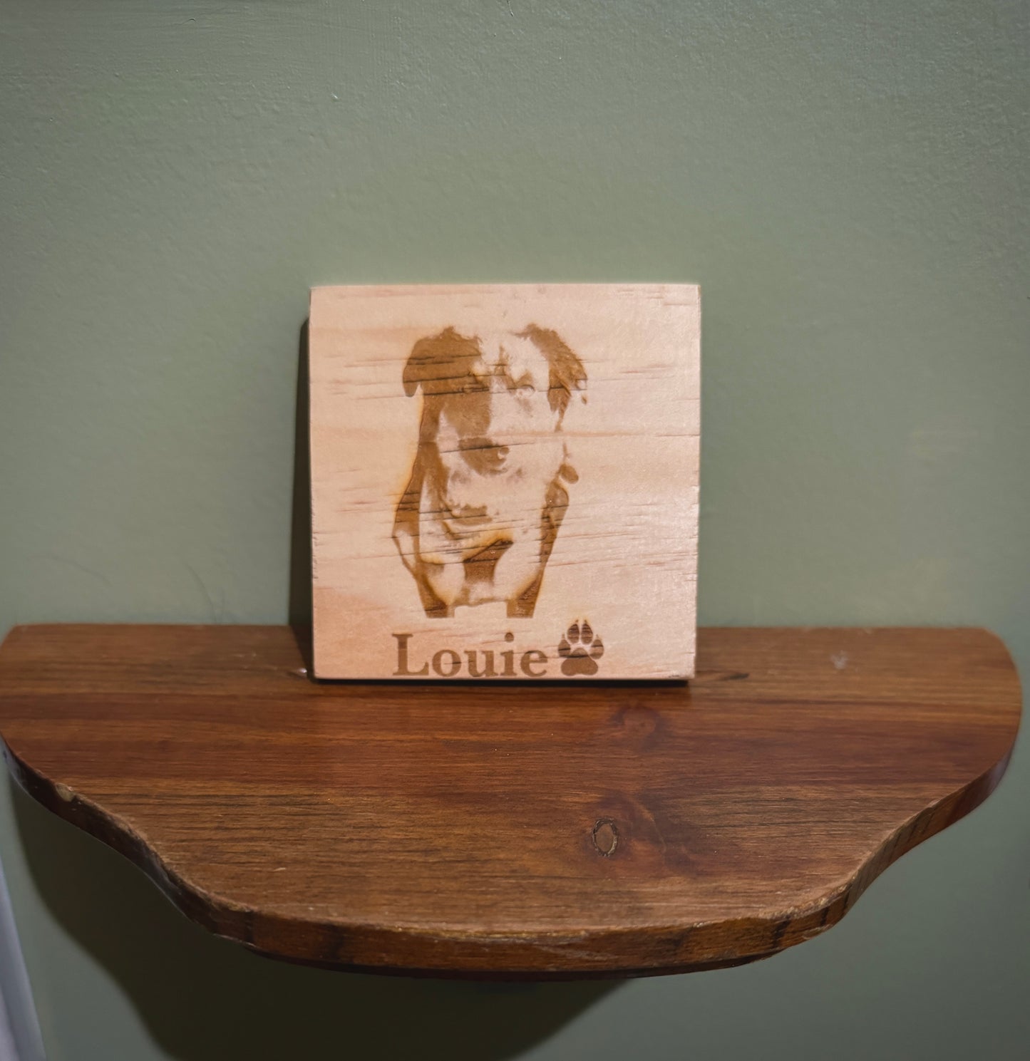 Pet Portrait Custom Engraved